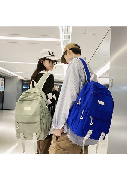 Erkek Üniversite Öğrencileri Için Okul Gündelik Büyük Kapasiteli Sırt Ortaokul Öğrencileri Seyahat Sırt Trendi Çantası (Yurt Dışından) fırsatları