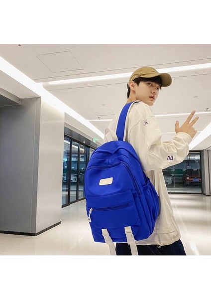 Erkek Üniversite Öğrencileri Için Okul Gündelik Büyük Kapasiteli Sırt Ortaokul Öğrencileri Seyahat Sırt Trendi Çantası (Yurt Dışından) indirimleri