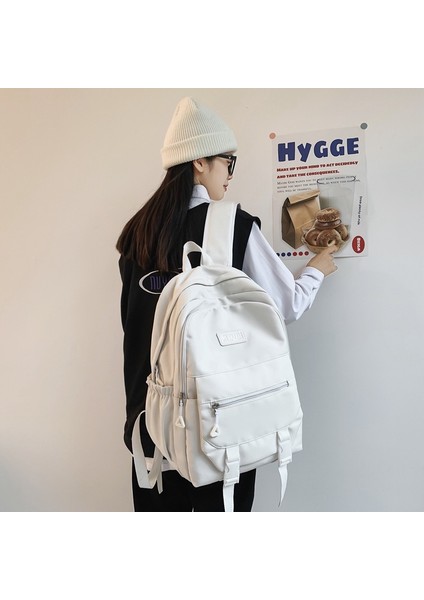 Erkek Üniversite Öğrencileri Için Okul Gündelik Büyük Kapasiteli Sırt Ortaokul Öğrencileri Seyahat Sırt Trendi Çantası (Yurt Dışından) modelleri