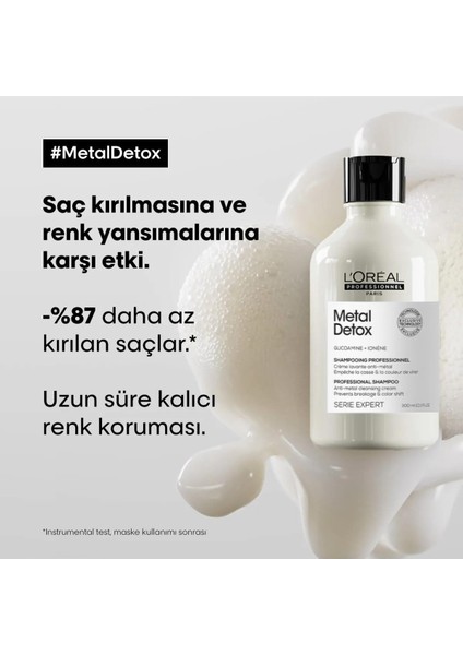 L'Oréal Professionnel Serie Expert Metal Detox İşlem Görmüş Ve Yıpranmış Saçlar Için Metal Karşıtı Saç Bakım Seti