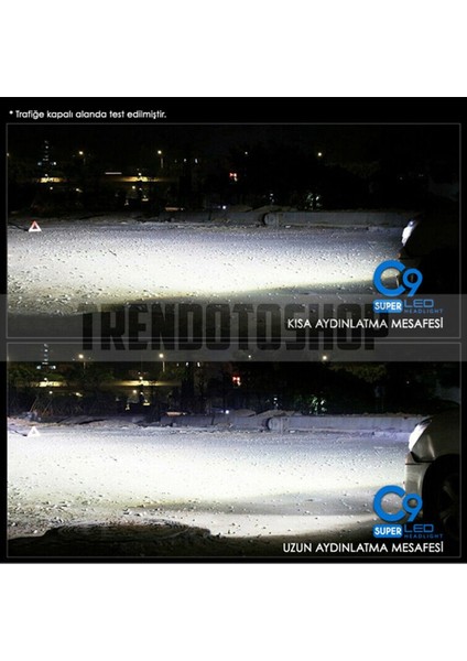 Buz Mavi LED Xenon Far Ampulü H27 fırsatları