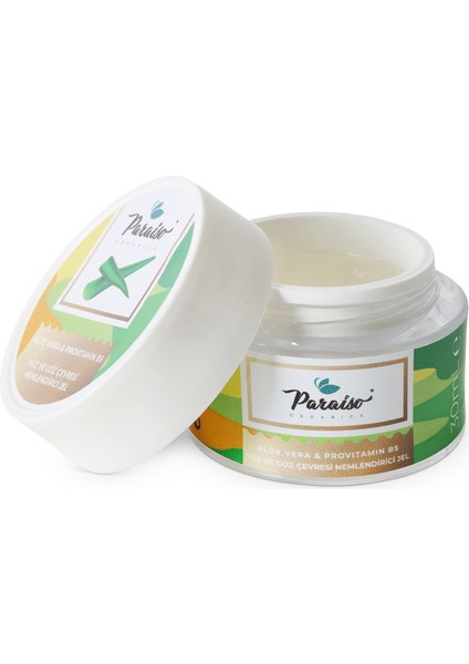 Aloe Vera & Provitamin B5 Yüz ve Göz Çevresi Nemlendirici Jel