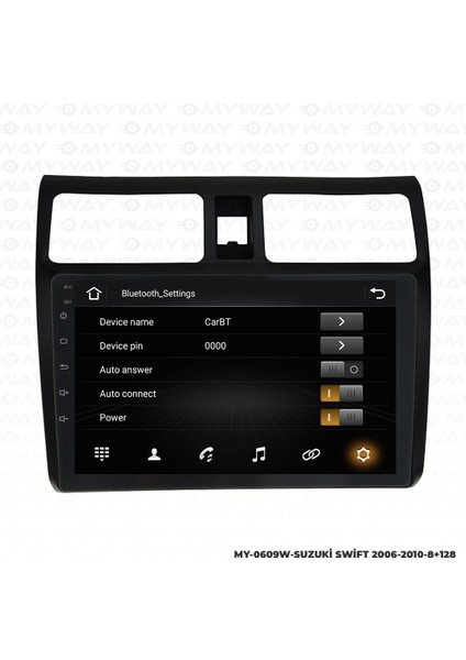 Suzuki Swift Android 12 Multimedya Carplay 4gb RAM+64GB HDD 2006-2010 Navigasyon Ekran fiyatları