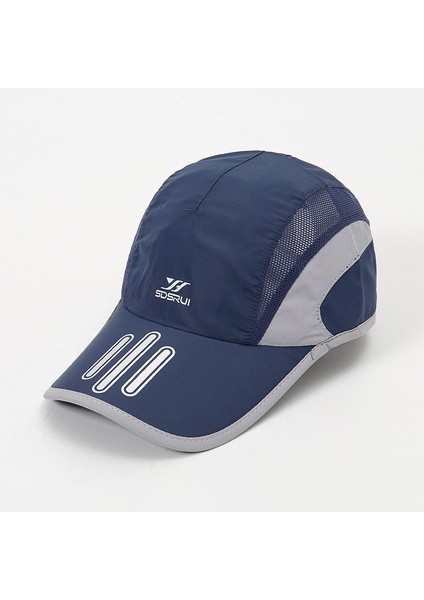 Eva Açık Spor Tarzı Nefes Alabilen Sonbahar Desen Beyzbol Kapağı Ördek Dil Kapağı - Dark Blue (Yurt Dışından)