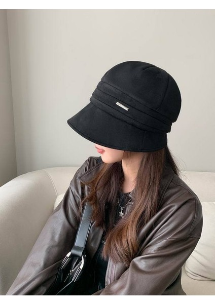 Eva Sonbahar Kadınların Açık Hava Piled Mektup Etiket Havza Kapağı - Black (Yurt Dışından) fiyatları
