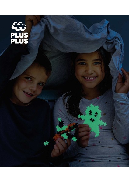 Plus Plus Plus-Plus Buıld And Glow - Glow In The Dark / 360 Pcs