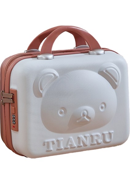 El Bagajı Kozmetik Çantası Hediye Bavul Kadın Ayı Mini Şifre Çantası (Yurt Dışından)