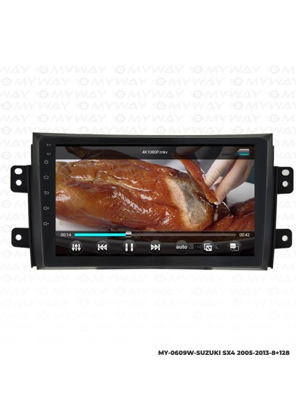 Suzuki Sx4 Android 12 Multimedya Carplay 4gb RAM+64GB HDD Navigasyon Ekran