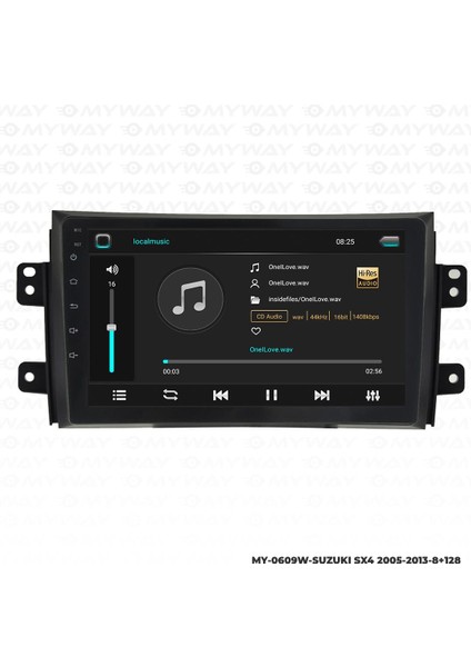 Suzuki Sx4 Android 12 Multimedya Carplay 4gb RAM+64GB HDD Navigasyon Ekran