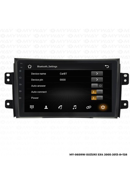 Suzuki Sx4 Android 12 Multimedya Carplay 4gb RAM+64GB HDD Navigasyon Ekran