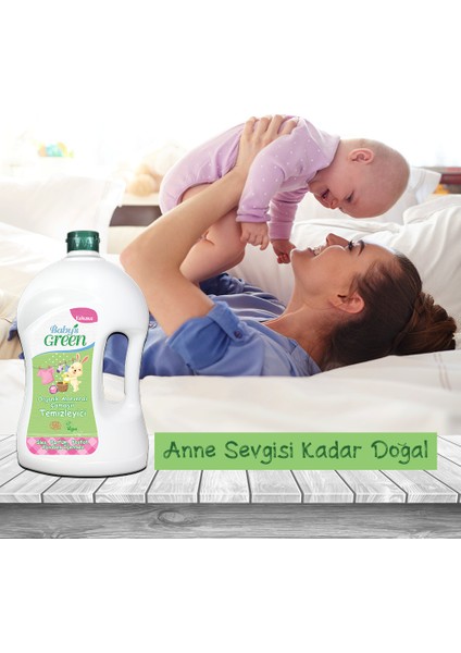 Organik Aloe Veralı Kokusuz Bebek Çamaşır Deterjanı 1,5 lt x 2 (80 Yıkama)