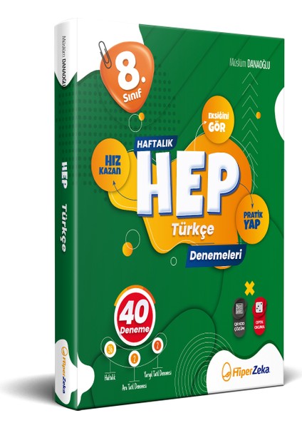 8. Sınıf Haftalık Hep Türkçe 40 Denemeleri