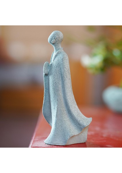 Akvaryum Buda Heykeli Bahçesi Açık Meditasyon Durumu (Yurt Dışından)