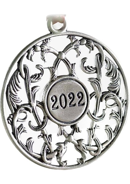 Noel Ağacı Süsü Kapı Penceresi Partisi Aksesuarları Için El Işi 2022 (Yurt Dışından)