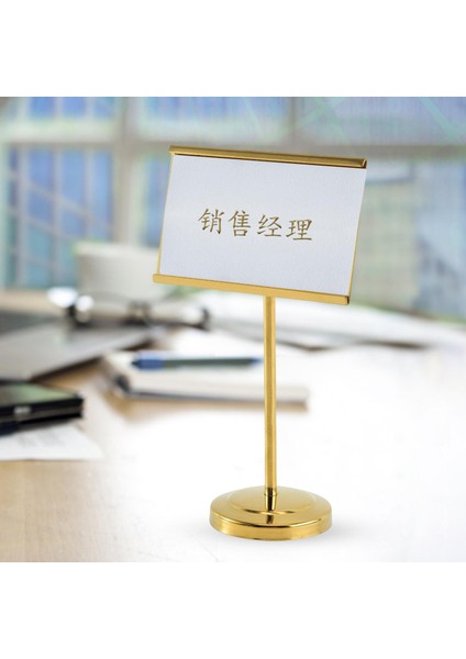 Kartvizit Tutucu Masa Kartı Adı Stand Ekranı Sergi Altın (Yurt Dışından) fırsatları