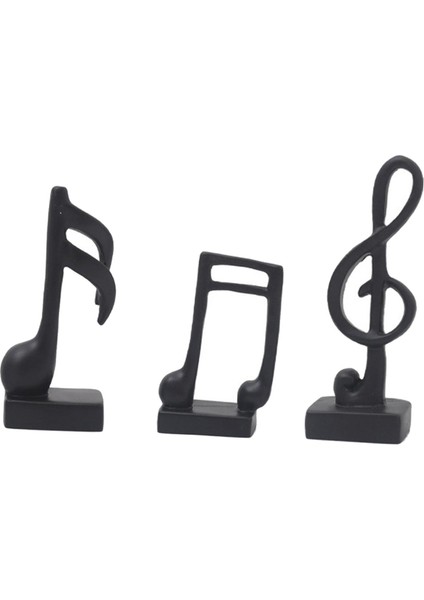 3pcs Yaratıcı Sembol Süslemesi Reçine Heykel Hadi Siyah (Yurt Dışından) fiyatları