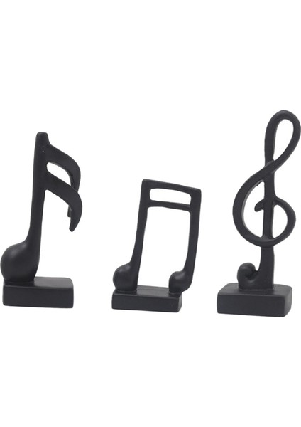 3pcs Yaratıcı Sembol Süslemesi Reçine Heykel Hadi Siyah (Yurt Dışından) fırsatları