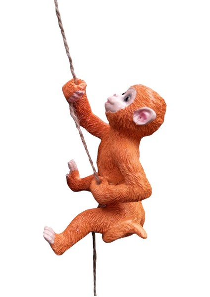 Tırmanma Heykelcik Pot Askısı Avlu Ağacı Için Süsleme (Yurt Dışından)