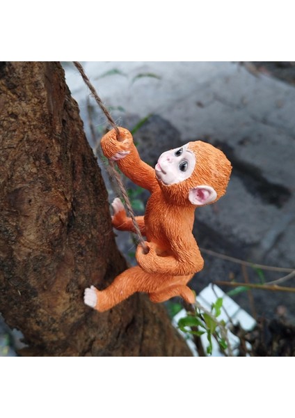 Tırmanma Heykelcik Pot Askısı Avlu Ağacı Için Süsleme (Yurt Dışından) modelleri