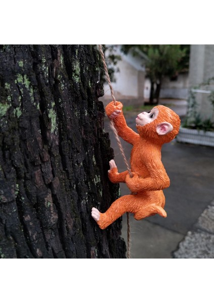 Tırmanma Heykelcik Pot Askısı Avlu Ağacı Için Süsleme (Yurt Dışından) indirimleri
