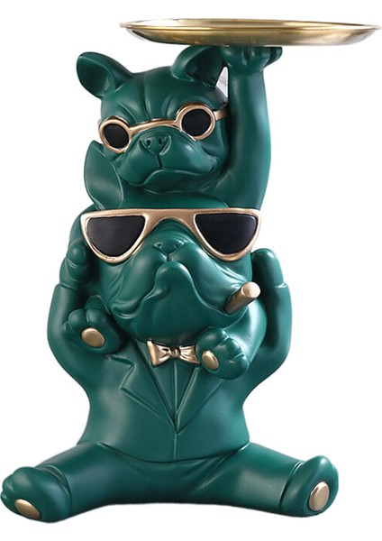 Soyut Figürinleri Yavrusu Heykelleri Depolama Tepsisi Sundurma Dekorasyonu Yeşil (Yurt Dışından) modelleri