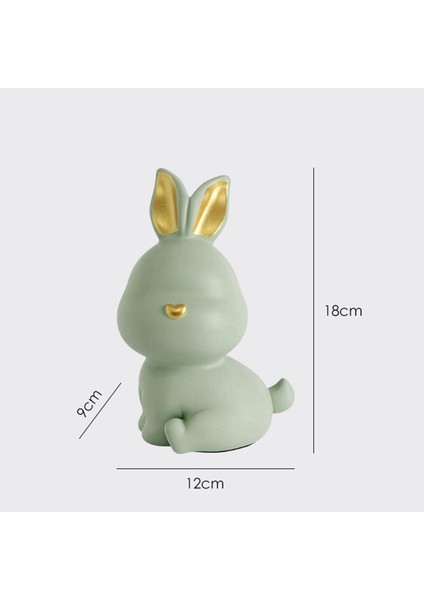 Tavşan Piggy Kutusu Figürleri Kreş Yeni Yıl Hediyeleri Için Kasa Tasarruf Kutusu 18CMX12CMX9CM (Yurt Dışından) fırsatları