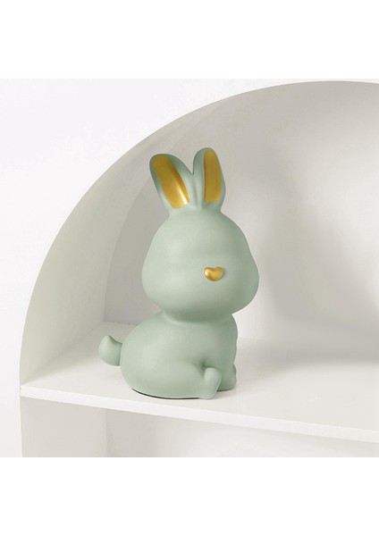 Tavşan Piggy Kutusu Figürleri Kreş Yeni Yıl Hediyeleri Için Kasa Tasarruf Kutusu 18CMX12CMX9CM (Yurt Dışından) indirimleri