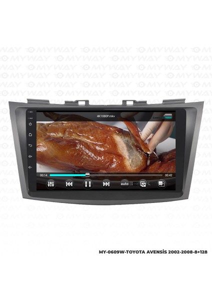 Toyota Avensis Android 12 Multimedya Carplay 4gb RAM+64GB HDD 2002-2008 Navigasyon Ekran