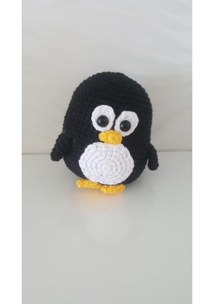 Örgü Penguen Oyuncak (Amigurumi)