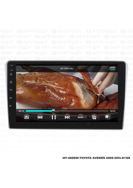 Toyota Avensis Android 12 Multimedya Carplay 4gb RAM+64GB HDD 2009-2014 Navigasyon Ekran