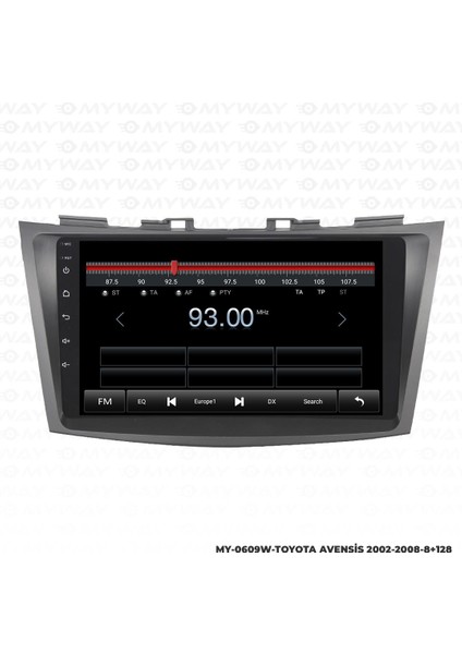 Toyota Avensis Android 12 Multimedya Carplay 4gb RAM+64GB HDD 2002-2008 Navigasyon Ekran fırsatları