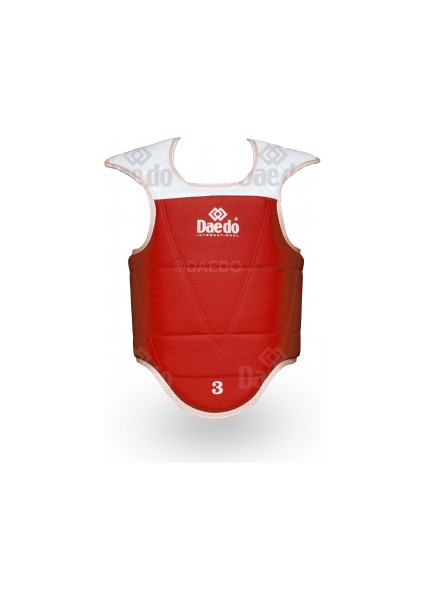 Taekwondo Wtf Onaylı Safeguard Göğüs Koruma Çift Taraflı (Kırmızı-Mavi)