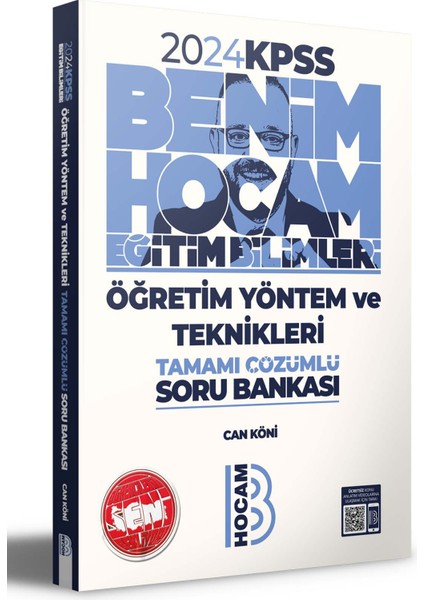 2024 KPSS Eğitim Bilimleri Öğretim Yöntem ve Teknikleri Tamamı Çözümlü Soru Bankası
