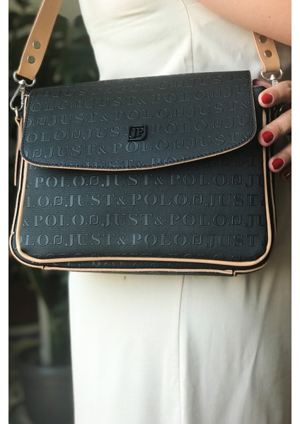 2 Askılı 5 Bölmeli Özel Seri Kadın Çapraz Omuz Çantası 4063 Siyah Taba fiyatları