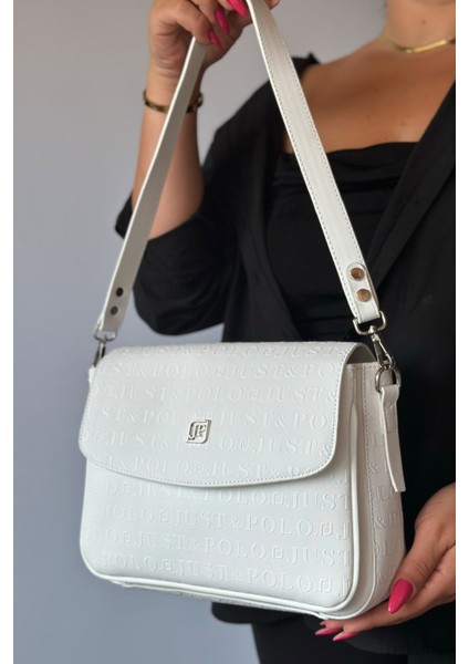 2 Askılı 5 Bölmeli Özel Seri Kadın Çapraz Omuz Çantası 4063 Beyaz fiyatları