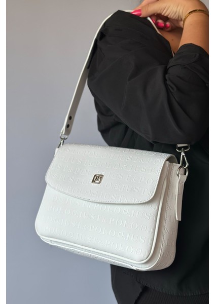 2 Askılı 5 Bölmeli Özel Seri Kadın Çapraz Omuz Çantası 4063 Beyaz fırsatları