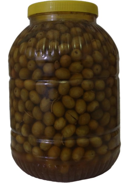 Ev Yapımı Kırma Yeşil Zeytin 5 kg yeni mahsül