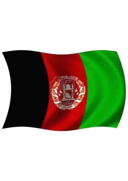 Afganistan Devlet Gönder Bayrağı 100X150