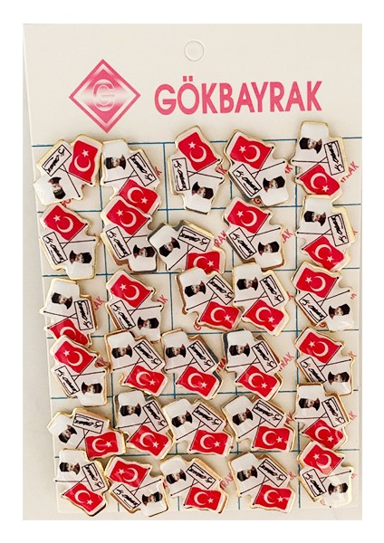 Türk Atatürk Yaka Rozeti (30'lu) fiyatları