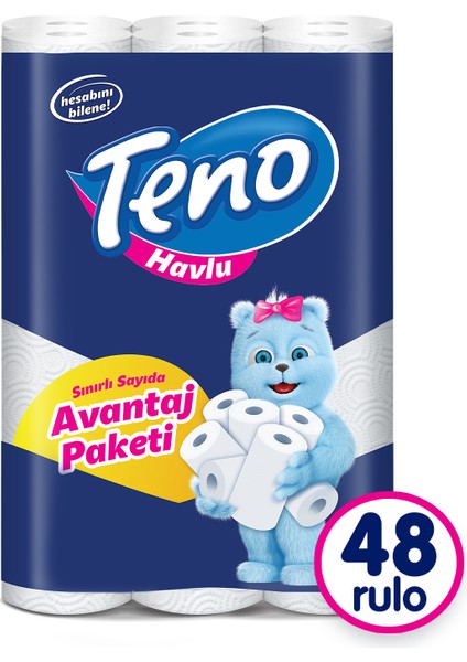 Avantaj Paket Kağıt Havlu 48 Rulo