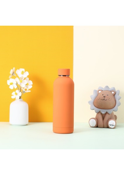 Küçük Şişe Ağızlı Büyük Kapasiteli Paslanmaz Çelik Termos Bardak Yüksek Değerli Açık Buzlu Mini Spor Su Isıtıcısı Su Şişesi (Yurt Dışından)