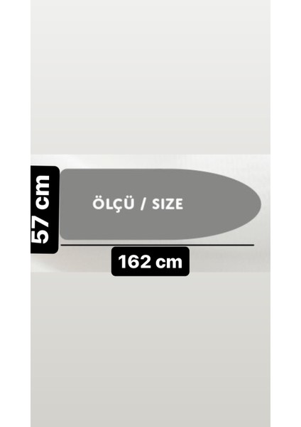 Xxl Prestige Ütü Masası Kılıfı Bezi Örtüsü Gri