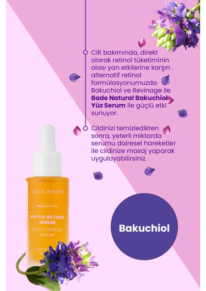 Bakuchiol Phyto Retinol Yüz Serumu 30 ml