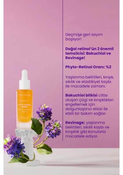 Bakuchiol Phyto Retinol Yüz Serumu 30 ml