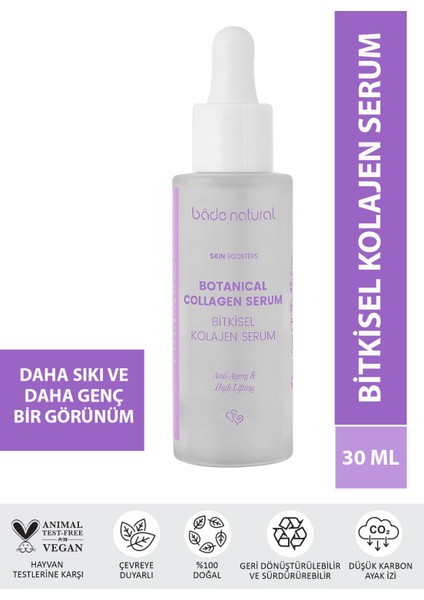 Bitkisel Kolajen Yüz Serumu Yaşlanma Karşıtı 30 ml