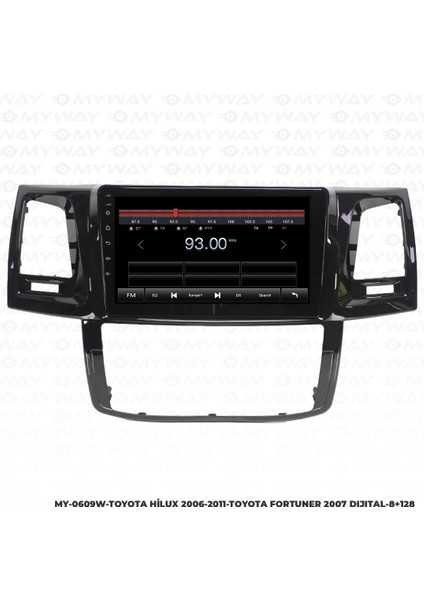 Toyota Hilux Android 12 Multimedya Carplay 4gb RAM+64GB HDD 2006-2011 Navigasyon Ekran fırsatları