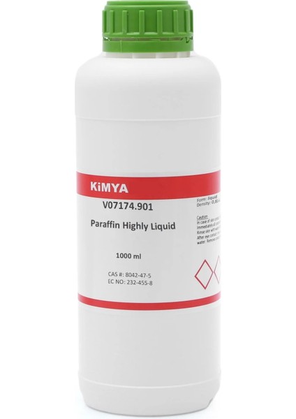Likit Parafin - Sıvı Parafin 1 Litre Hdpe Şişe