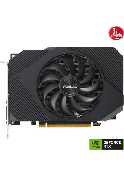 GEFORCE PHOENIX RTX 3050 8GB 128bit GDDR6 1807MHz DVI HDMI DP (PH-RTX3050-8G-V2) EKRAN KARTI