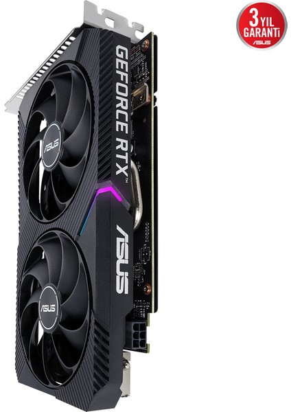 ASUS GEFORCE DUAL RTX 3050 8GB 128bit GDDR6 1852MHz OC DVI HDMI DP (DUAL-RTX3050-O8G-V2) EKRAN KARTI