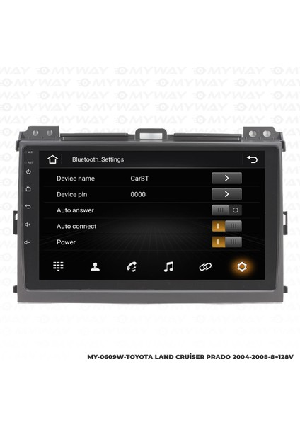 Toyota Land Crusier Prado Android 12 Multimedya Carplay 4gb RAM+64GB HDD Navigasyon Ekran modelleri